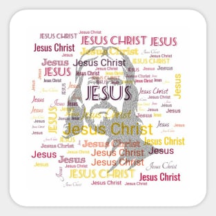 108 holy names of Jesus Christ Sticker